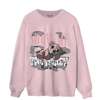 Red Stardust 3s Sweatshirt Match Show Me The Money - NastyJamz