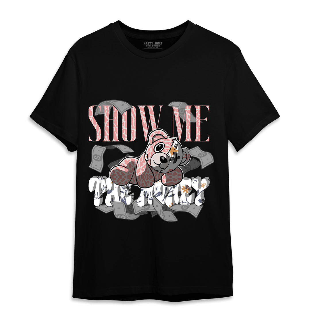 Red Stardust 3s T Shirt Match Show Me The Money - NastyJamz
