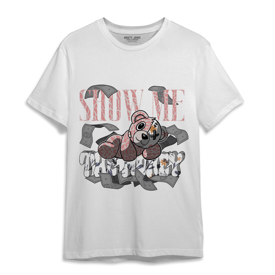 Red Stardust 3s T Shirt Match Show Me The Money - NastyJamz
