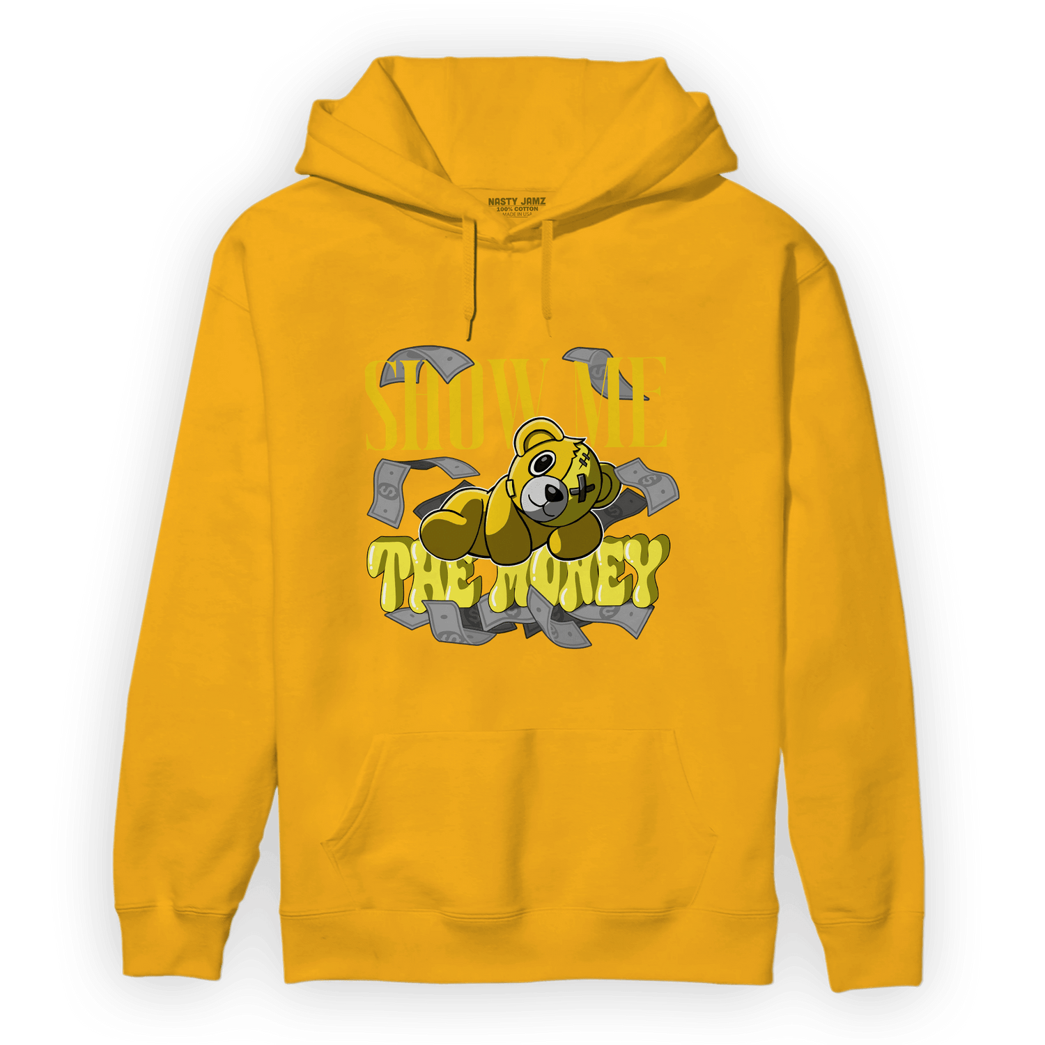 Vivid Sulfur 4s Hoodie Match Show Me The Money - NastyJamz