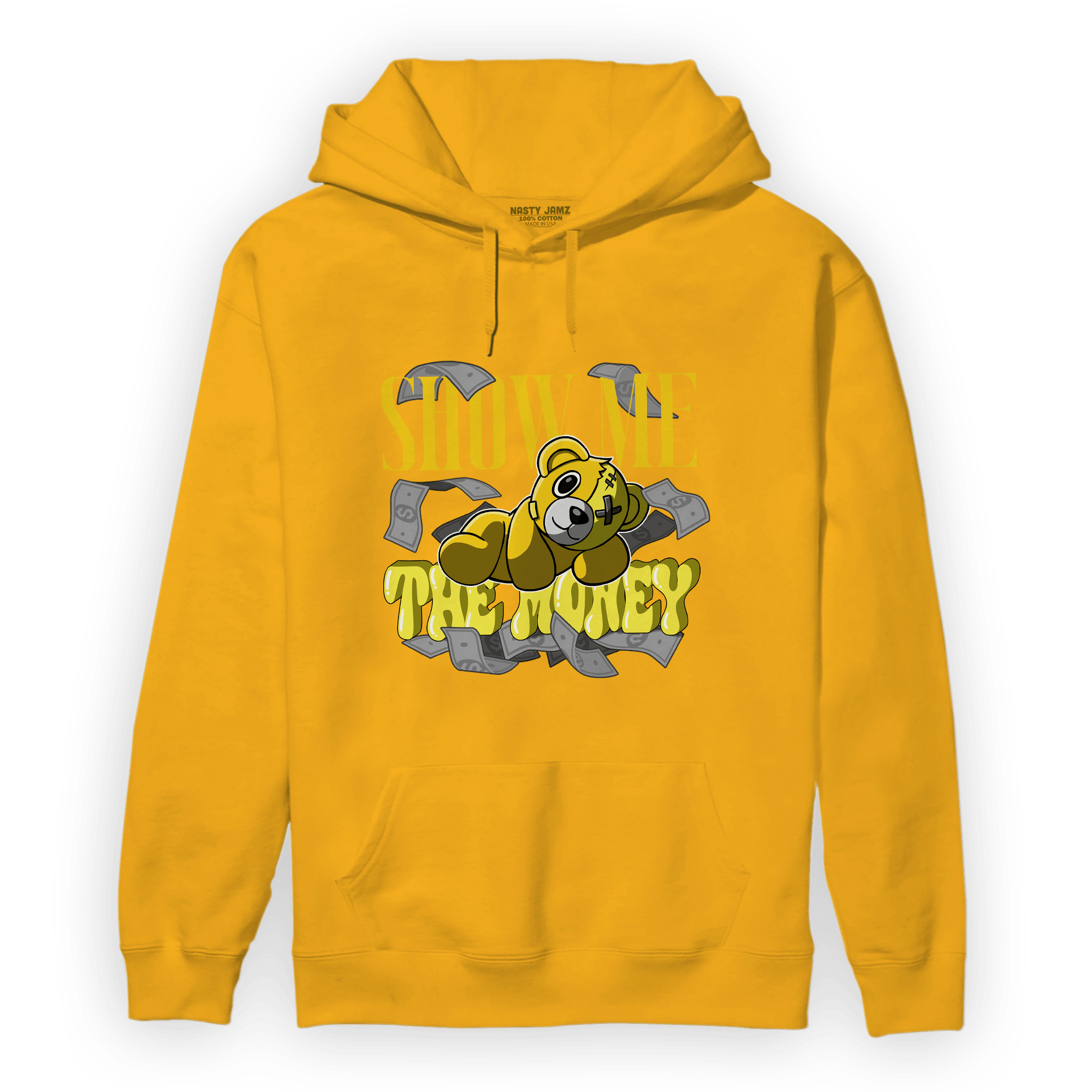 Vivid Sulfur 4s Hoodie Match Show Me The Money - NastyJamz
