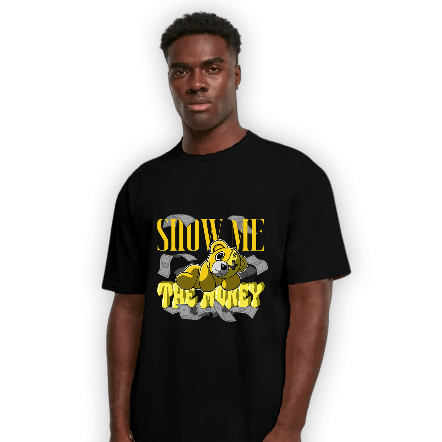 Vivid Sulfur 4s T Shirt Match Show Me The Money - NastyJamz