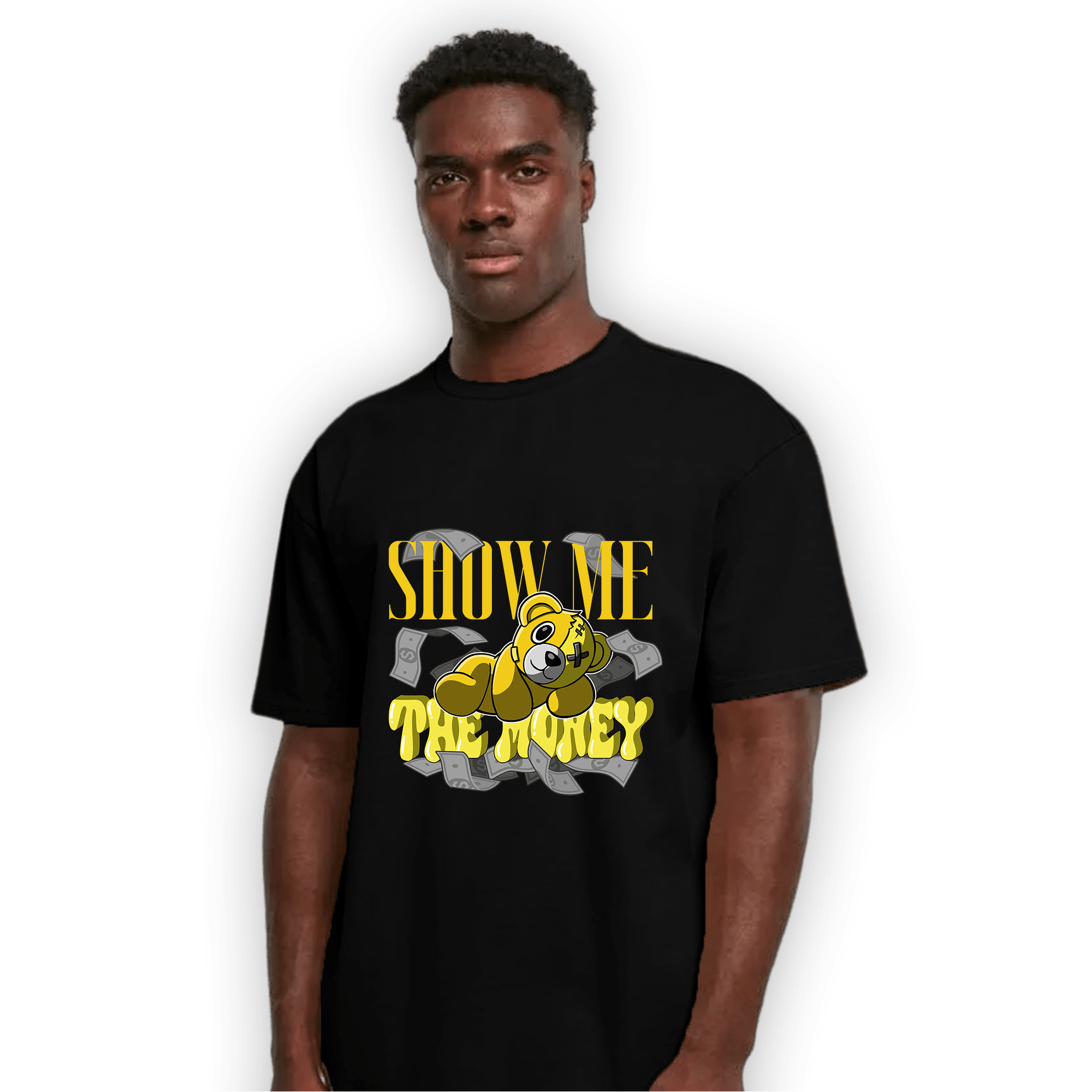 Vivid Sulfur 4s T Shirt Match Show Me The Money - NastyJamz