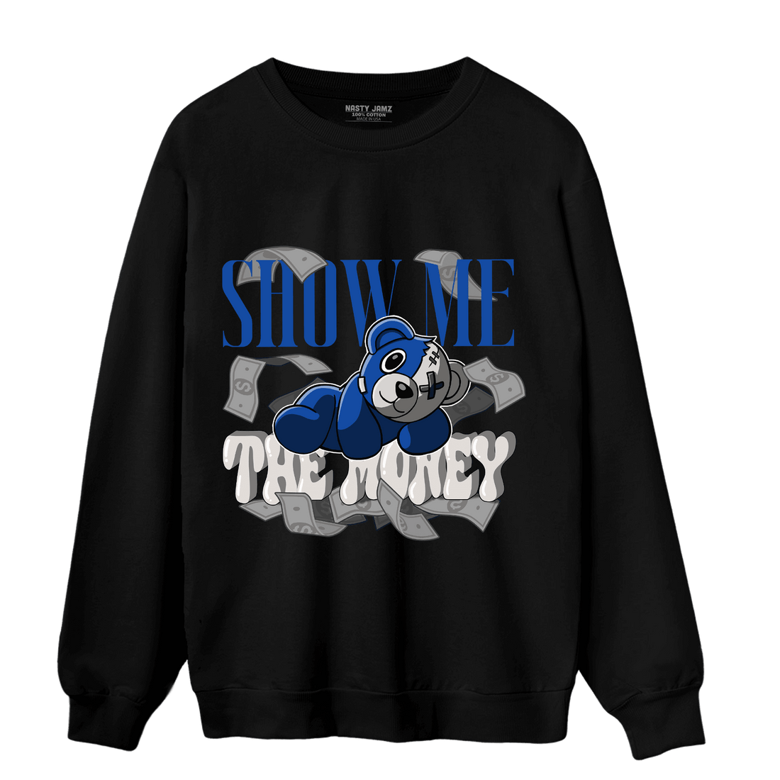 Air Max 1 86 Royal Sweatshirt Match Show Me The Money - NastyJamz