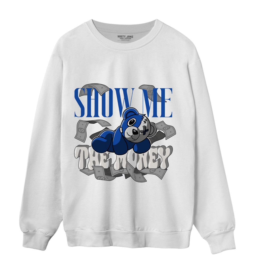 Air Max 1 86 Royal Sweatshirt Match Show Me The Money - NastyJamz