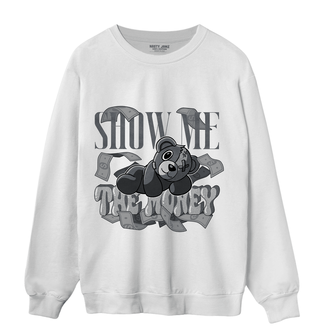Air Max 90 Iron Grey Sweatshirt Match Show Me The Money - NastyJamz