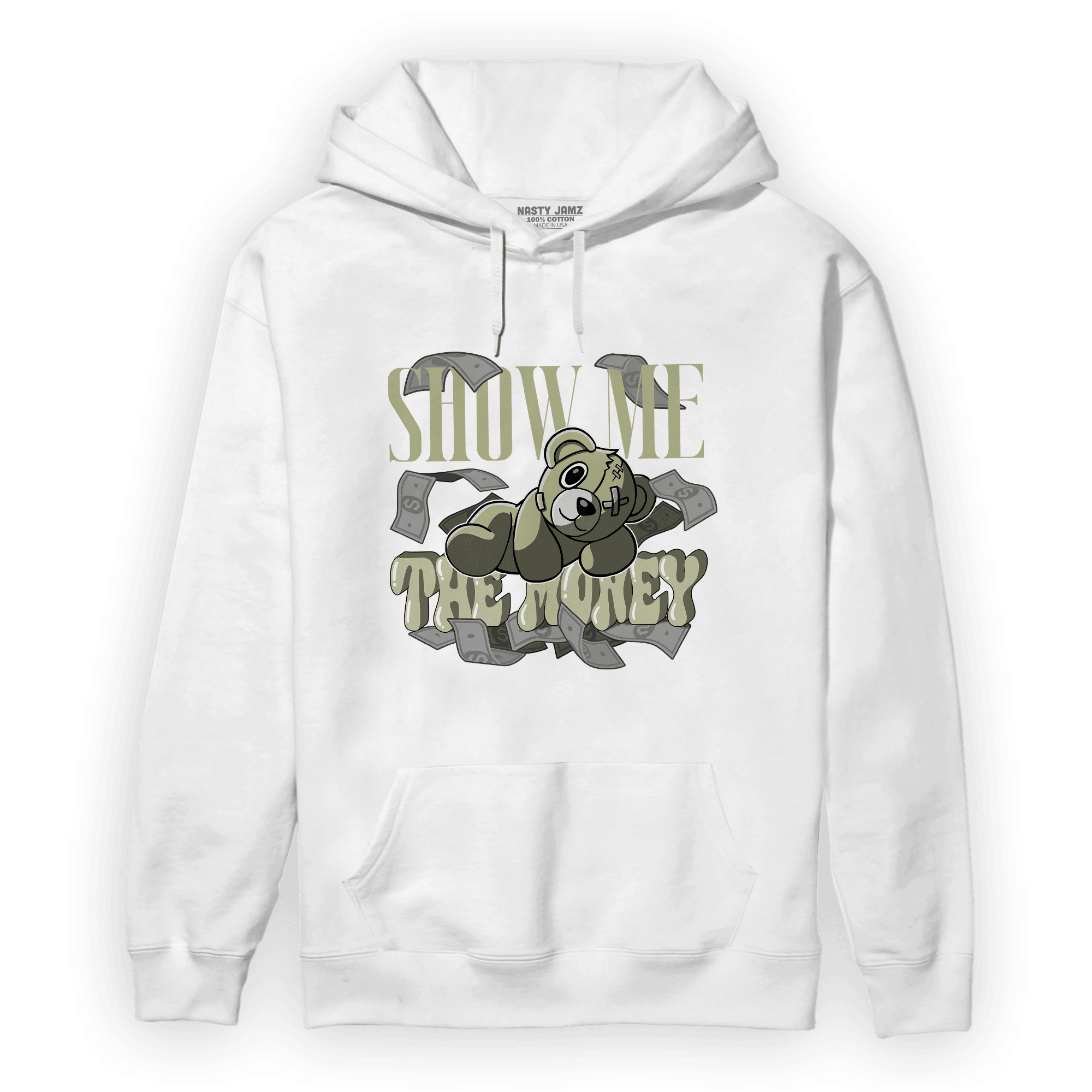 Yeezy Slide Resin Hoodie Match Show Me The Money - NastyJamz