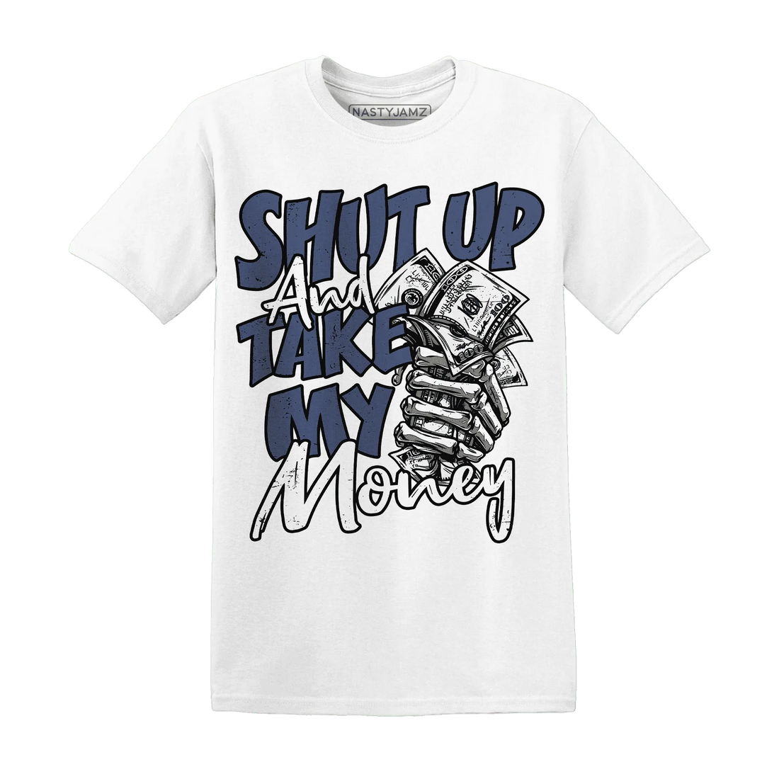Low-Diffused-Blue-11s-T-Shirt-Match-Shut-Up
