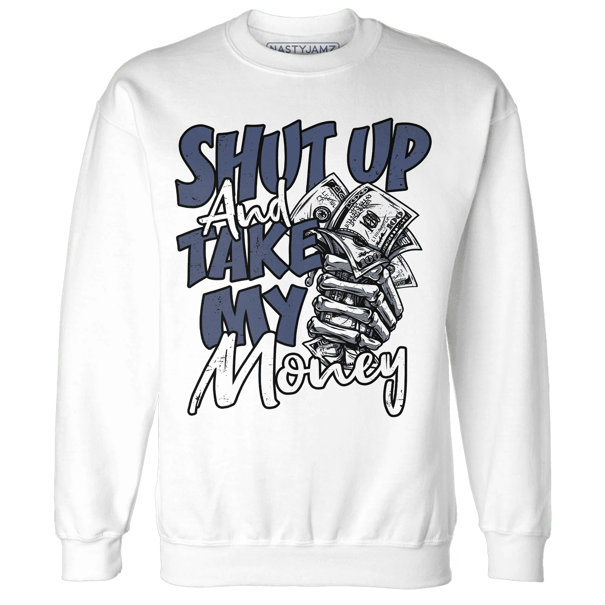Low-Diffused-Blue-11s-Sweatshirt-Match-Shut-Up
