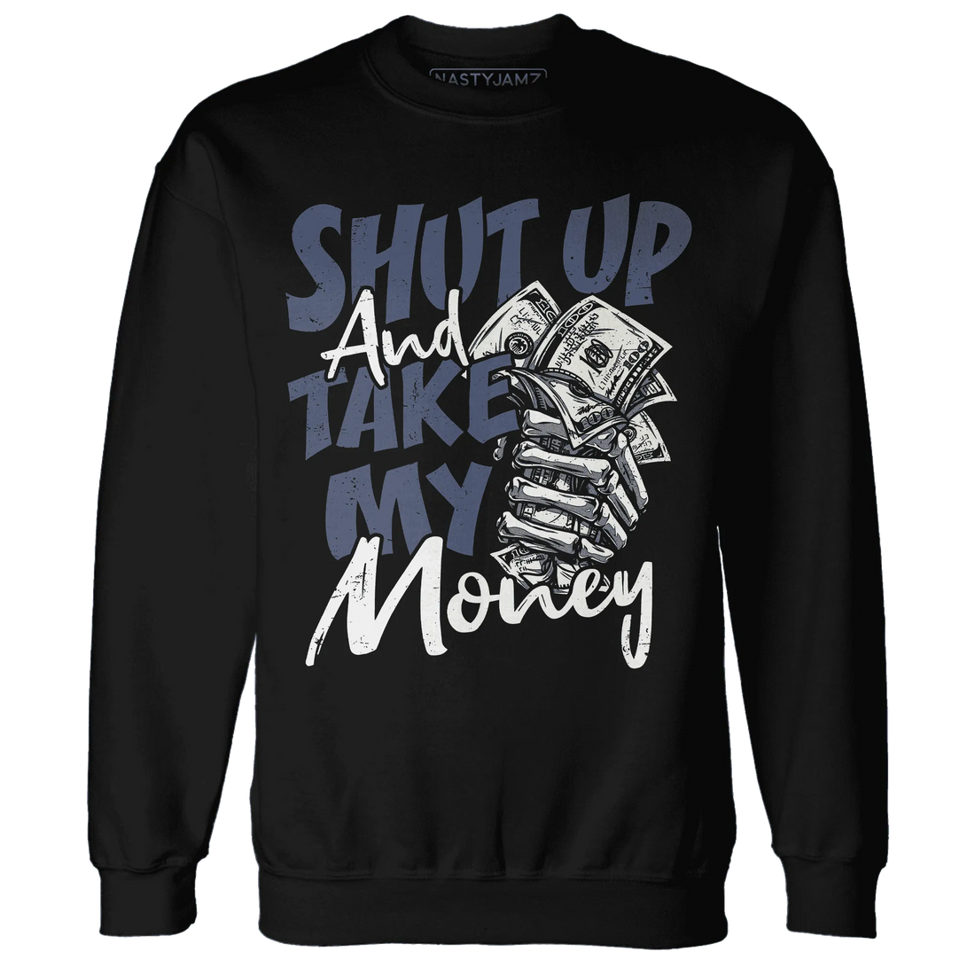 Low-Diffused-Blue-11s-Sweatshirt-Match-Shut-Up