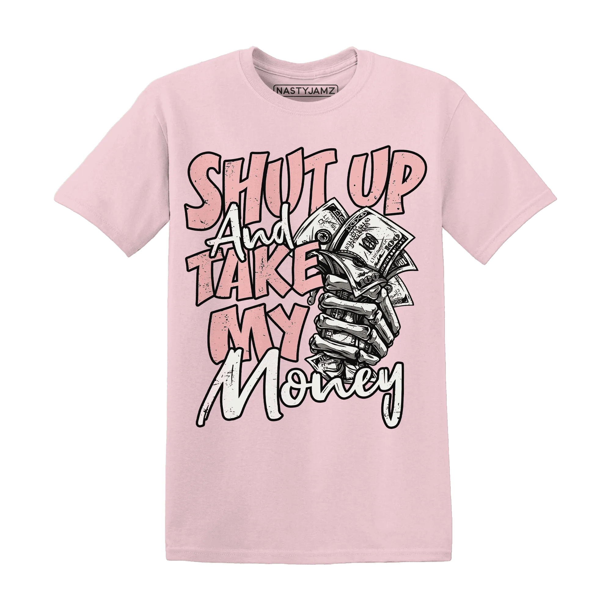 Low-Legend-Pink-11s-T-Shirt-Match-Shut-Up