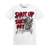 Retro-Red-Taxi-12s-T-Shirt-Match-Shut-Up