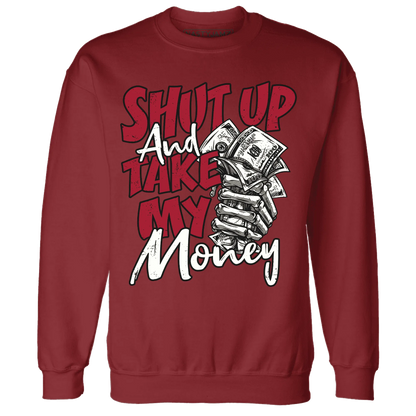 Retro-Red-Taxi-12s-Sweatshirt-Match-Shut-Up
