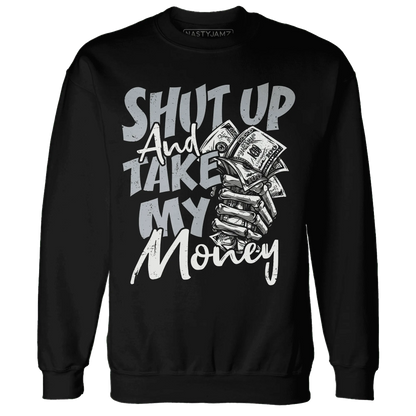 Wolf-Grey-12s-Sweatshirt-Match-Shut-Up