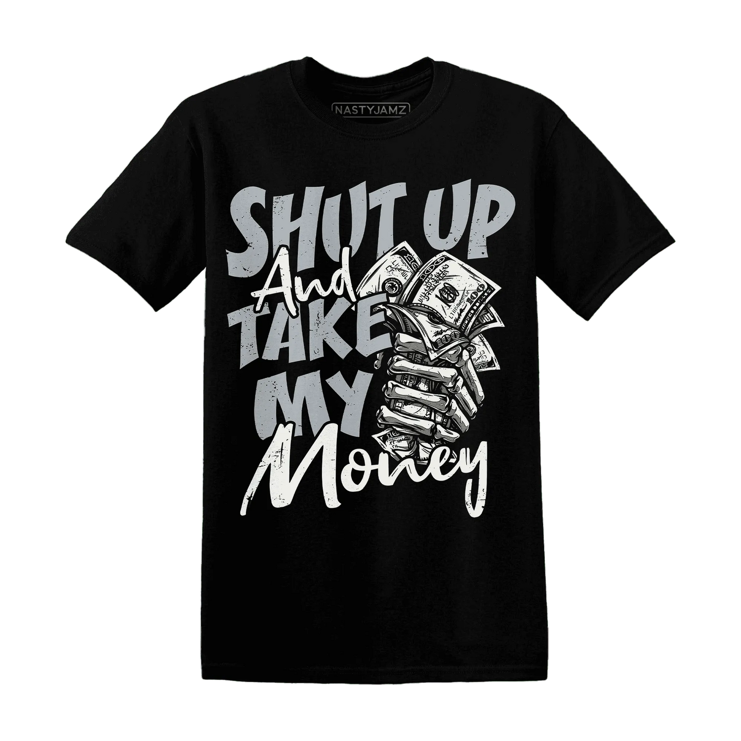 Wolf-Grey-12s-T-Shirt-Match-Shut-Up