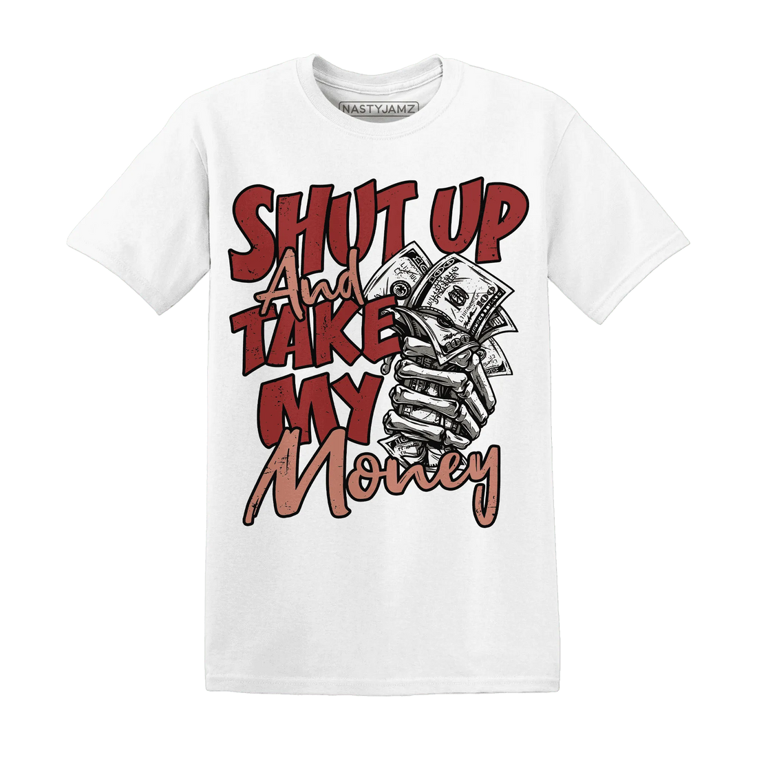 Dune-Red-13s-T-Shirt-Match-Shut-Up