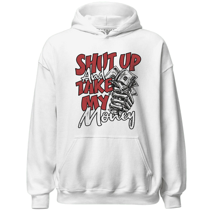Black-Toe-Reimagined-Red-White-1s-NastyJamz-Hoodie-Match-Shut-Up