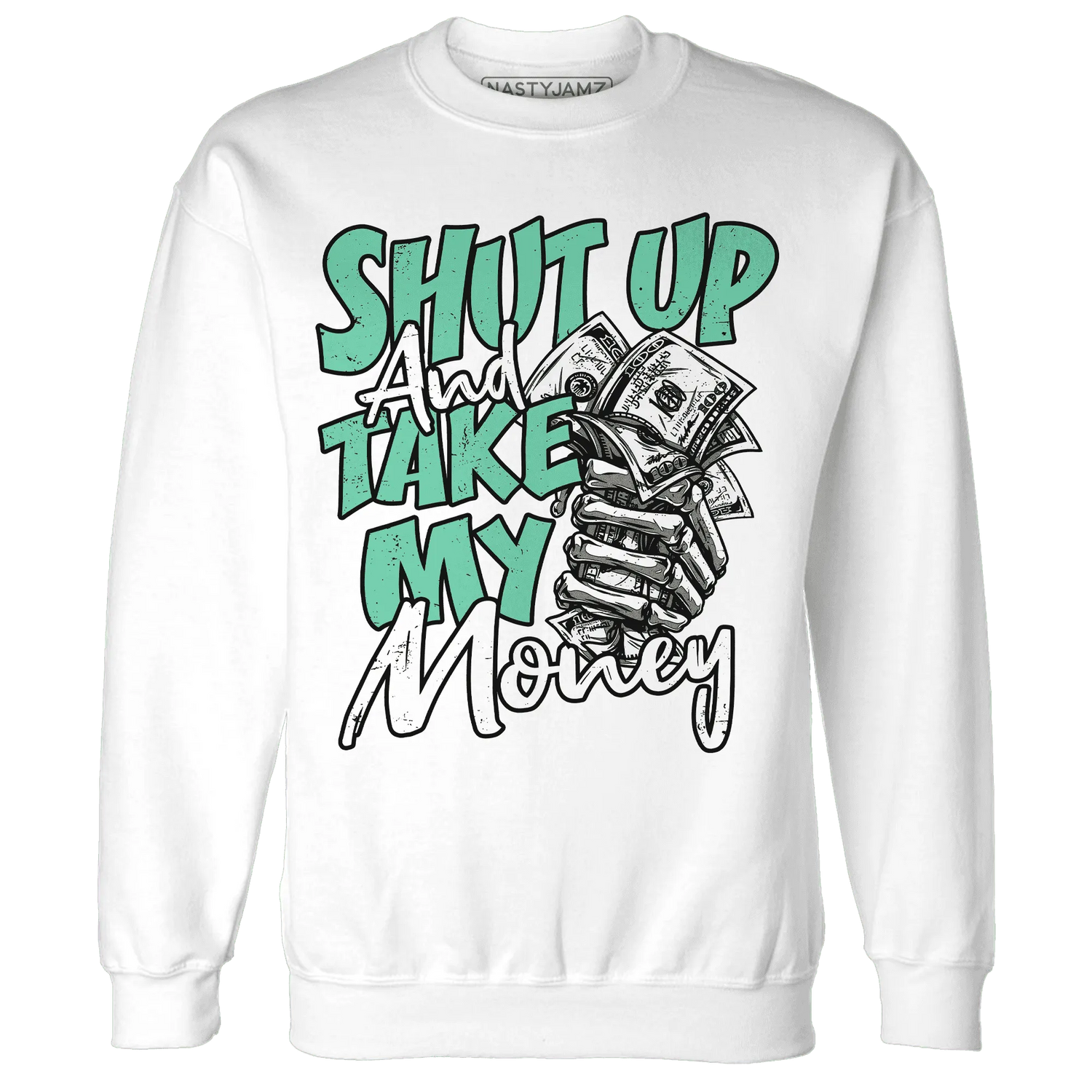 High-OG-Green-Glow-1s-Sweatshirt-Match-Shut-Up