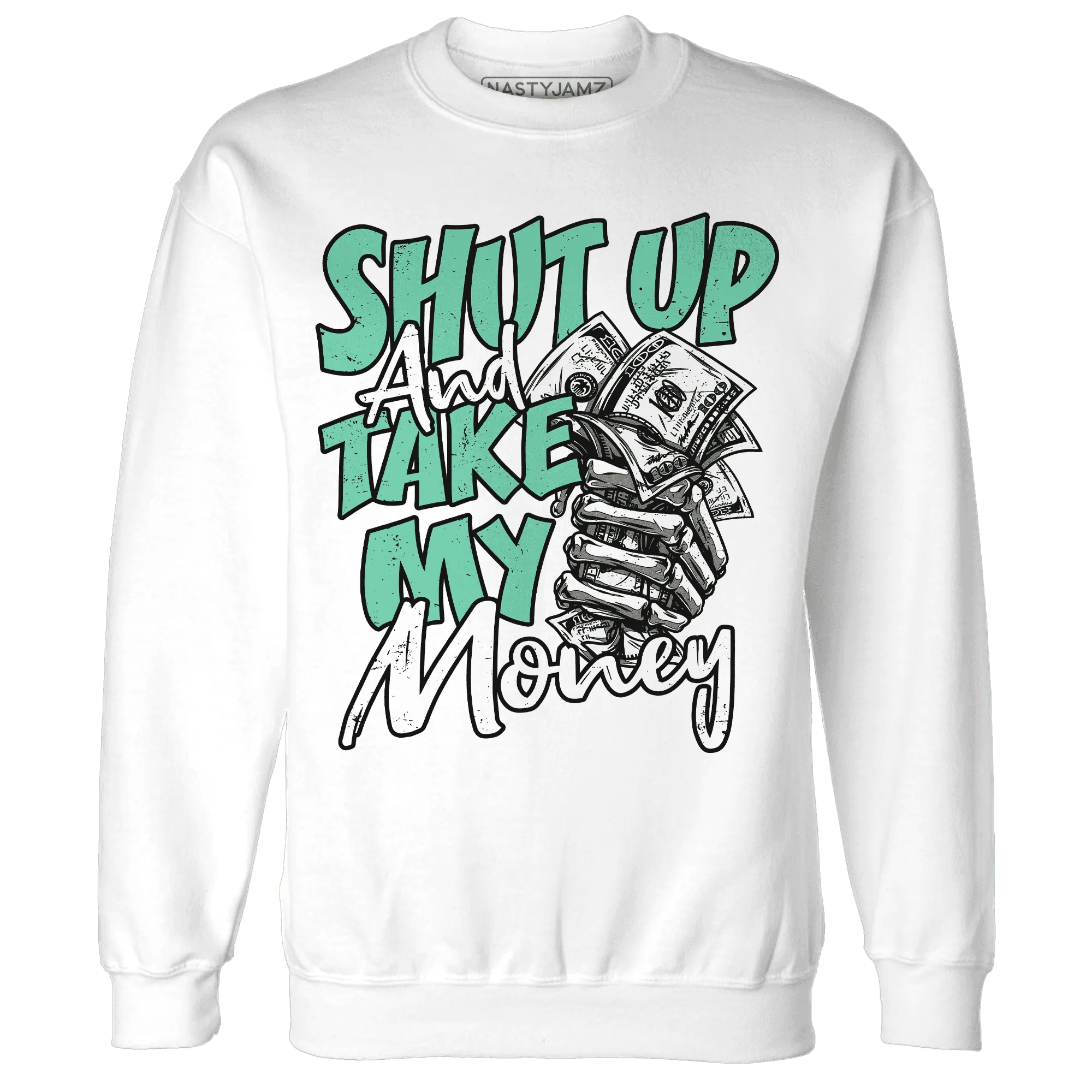 High-OG-Green-Glow-1s-Sweatshirt-Match-Shut-Up