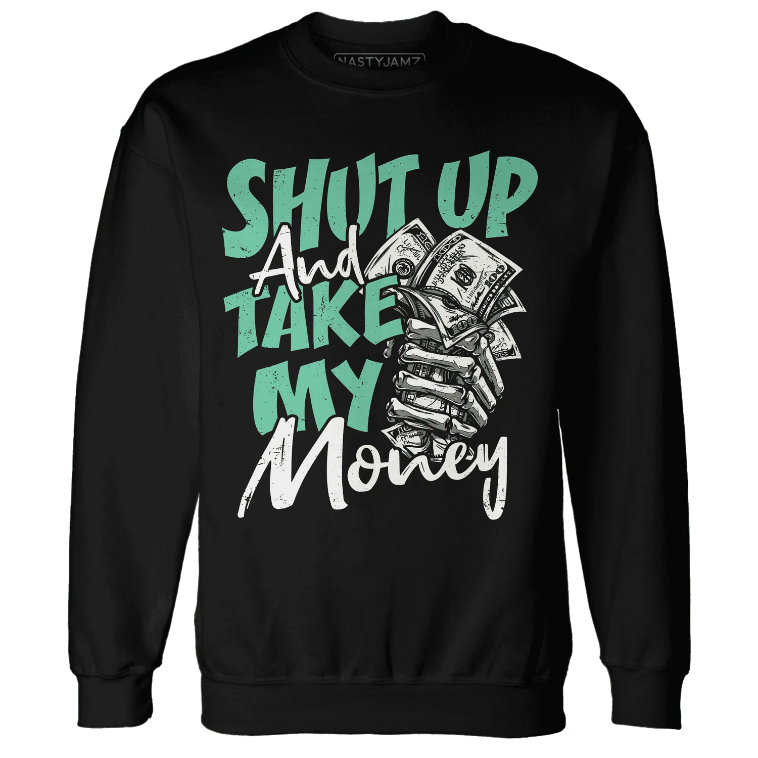 High-OG-Green-Glow-1s-Sweatshirt-Match-Shut-Up