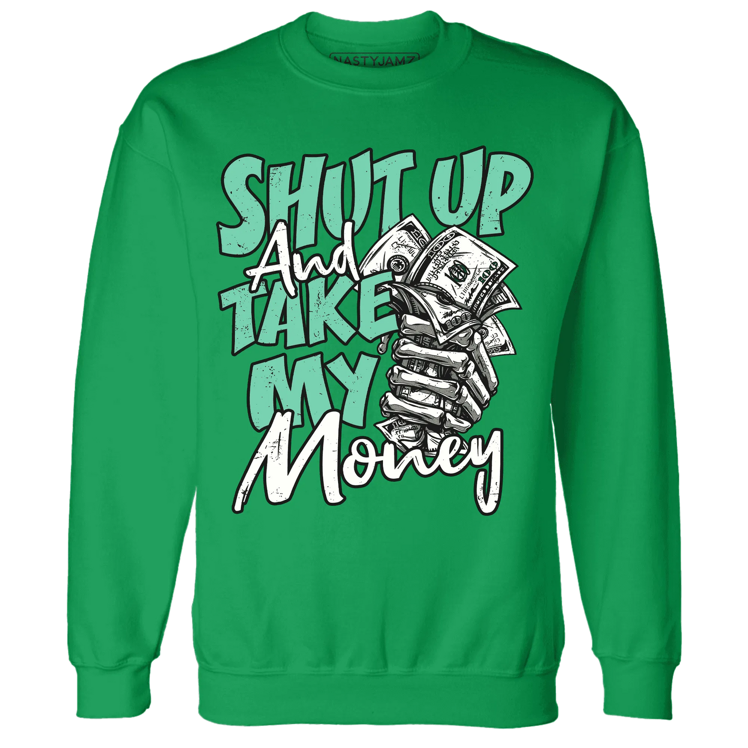 High-OG-Green-Glow-1s-Sweatshirt-Match-Shut-Up