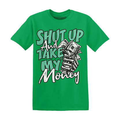 High-OG-Green-Glow-1s-T-Shirt-Match-Shut-Up
