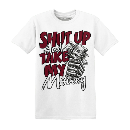 High-White-Team-Red-1s-T-Shirt-Match-Shut-Up