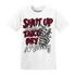 High-White-Team-Red-1s-T-Shirt-Match-Shut-Up