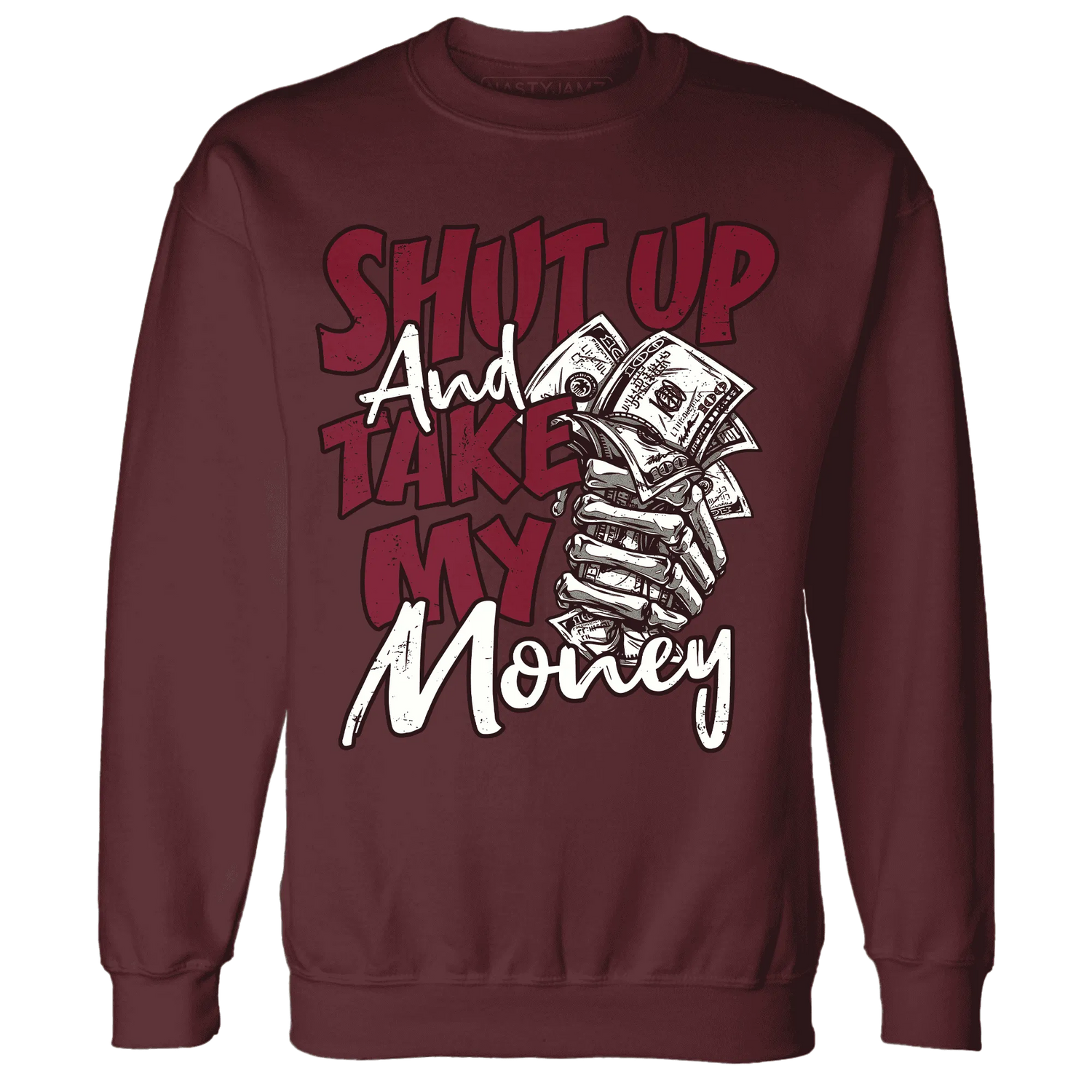 High-White-Team-Red-1s-Sweatshirt-Match-Shut-Up