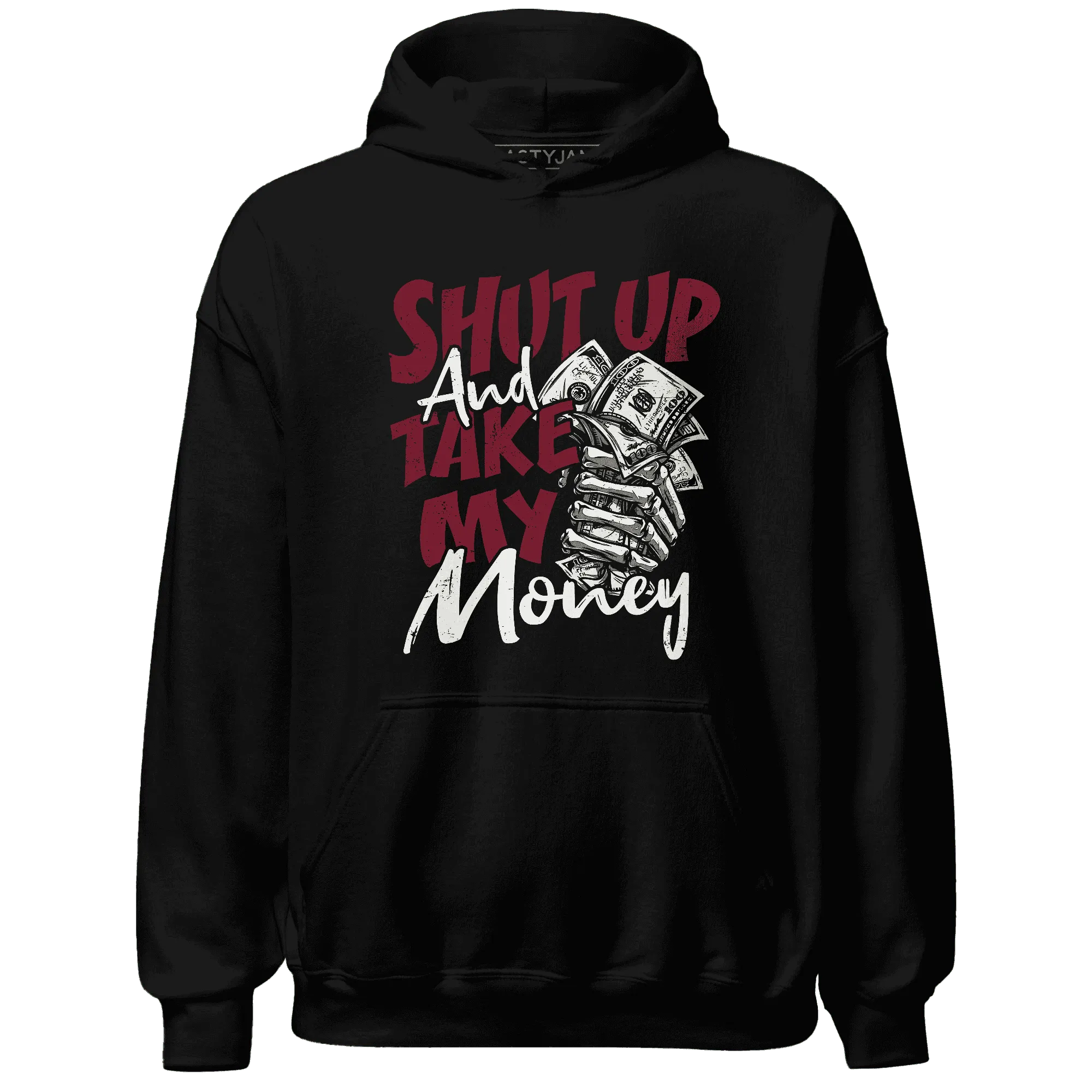High-White-Team-Red-1s-Hoodie-Match-Shut-Up
