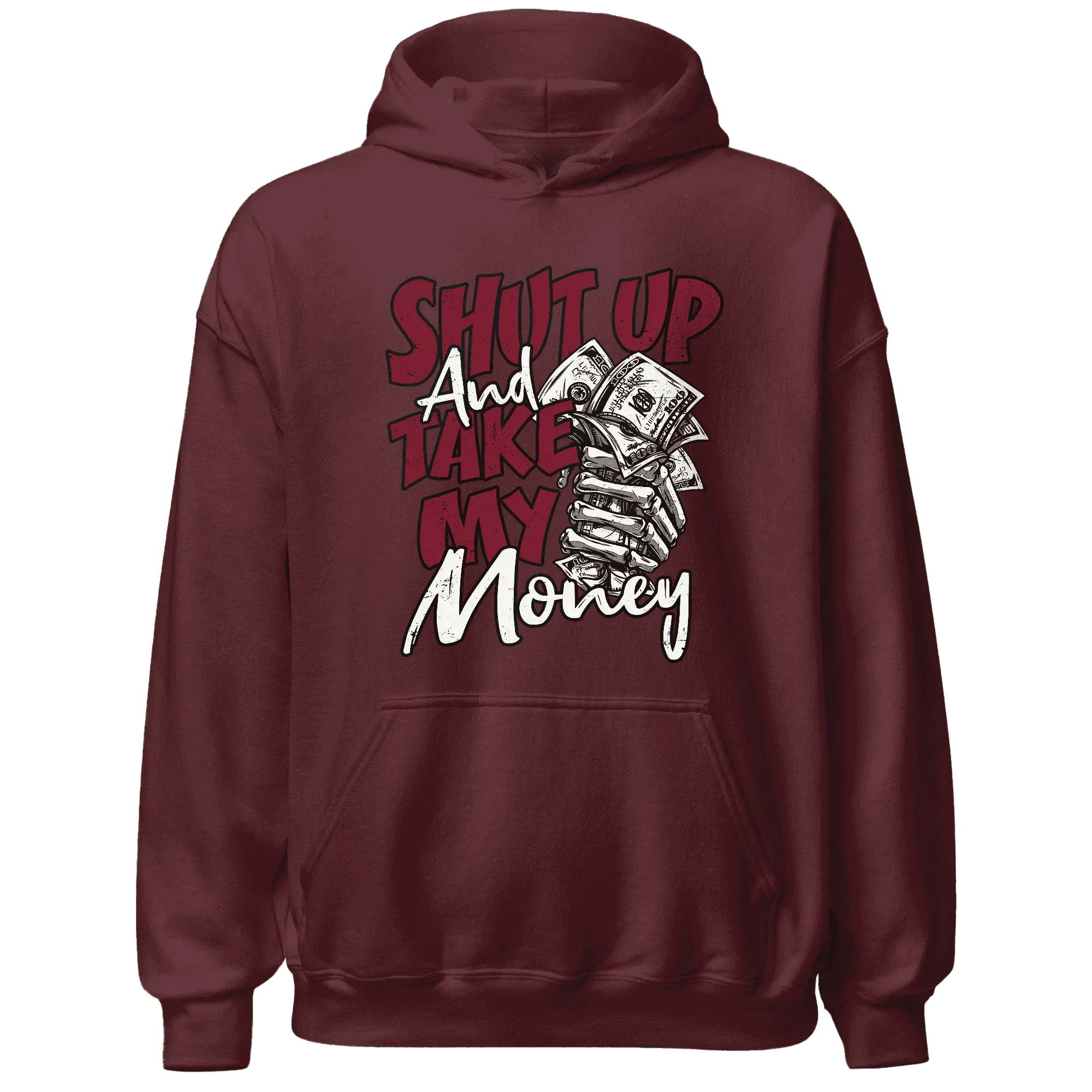 High-White-Team-Red-1s-Hoodie-Match-Shut-Up
