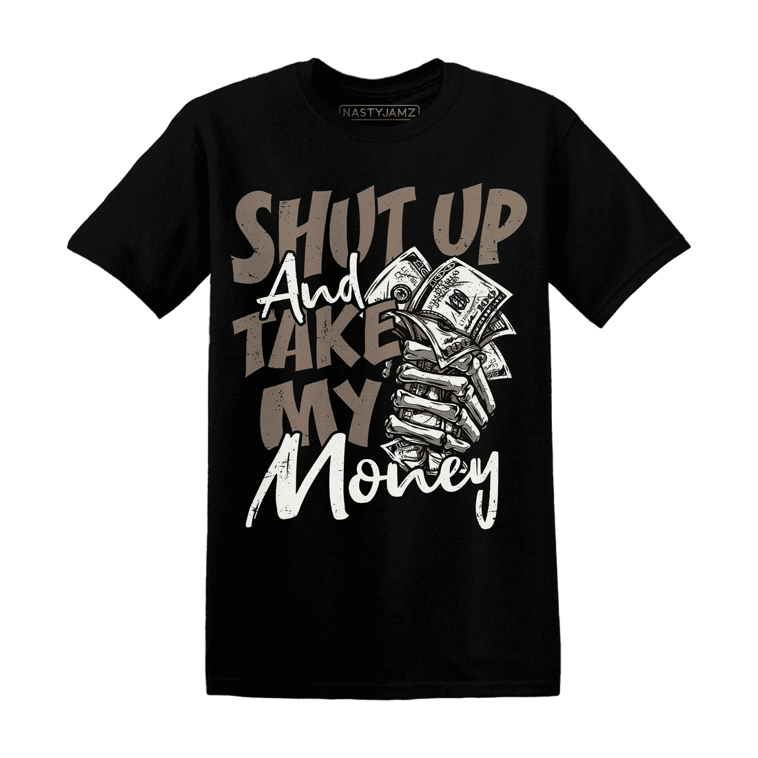 Low-Mocha-1s-T-Shirt-Match-Shut-Up