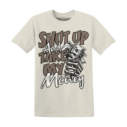 Low-Mocha-1s-T-Shirt-Match-Shut-Up