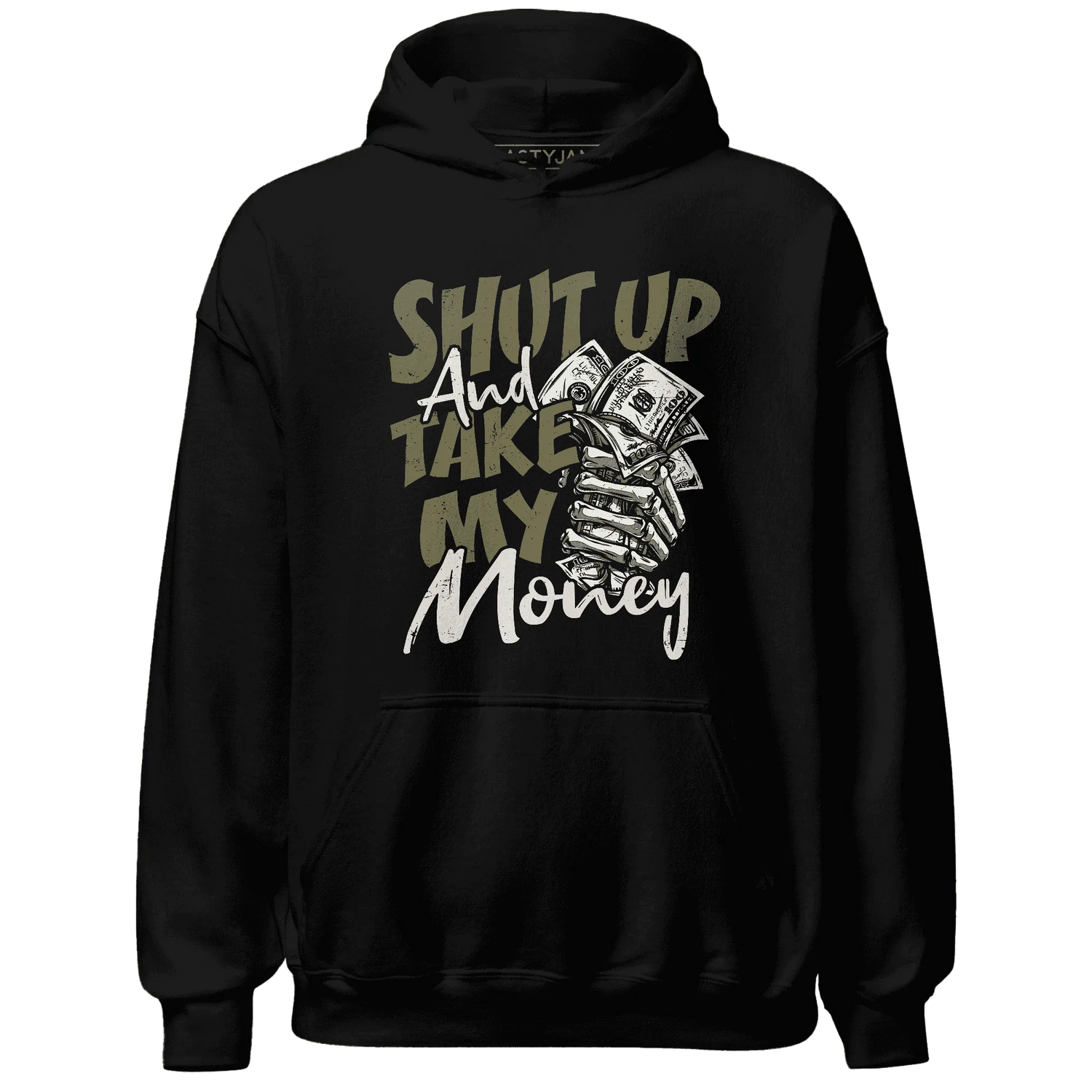 Medium-Olive-1s-Hoodie-Match-Shut-Up