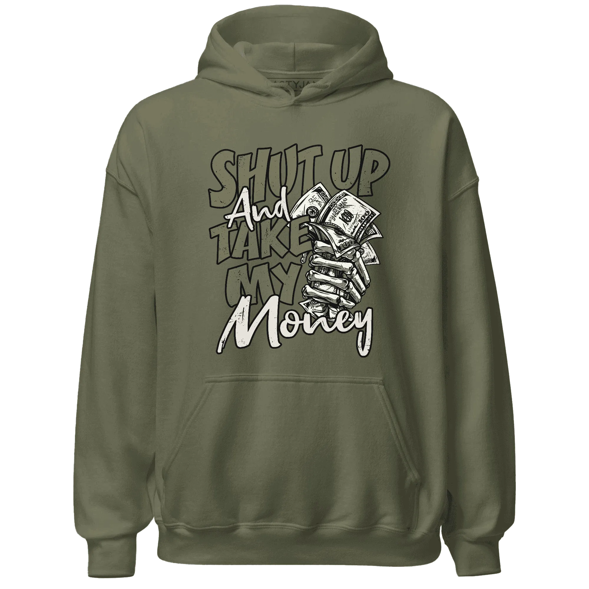 Medium-Olive-1s-Hoodie-Match-Shut-Up