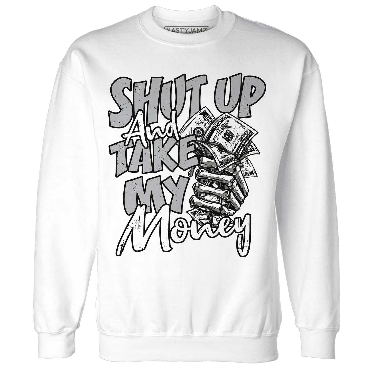Wolf-Grey-1s-Sweatshirt-Match-Shut-Up