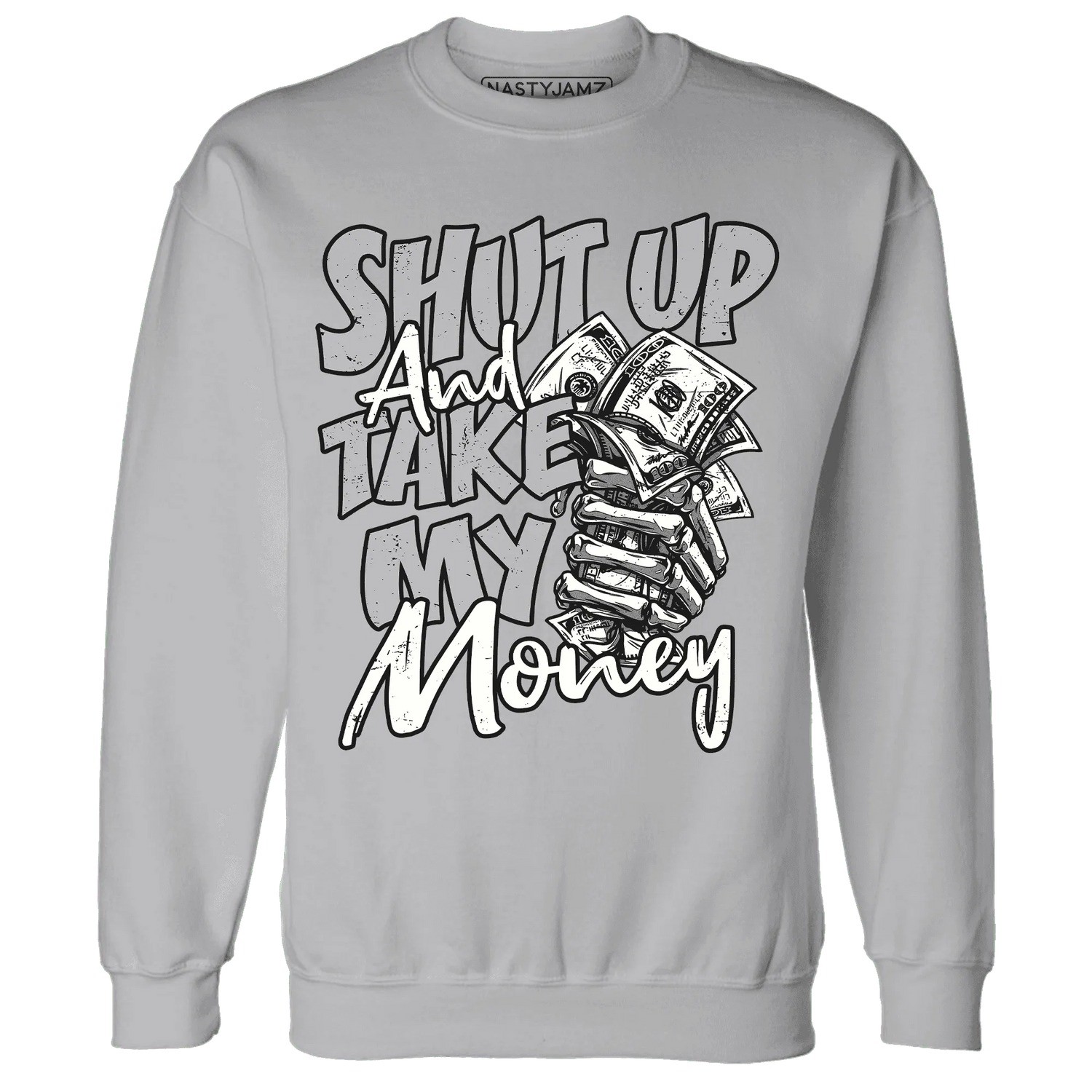 Wolf-Grey-1s-Sweatshirt-Match-Shut-Up