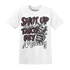 Burgundy-Crush-3s-T-Shirt-Match-Shut-Up