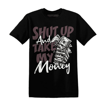 Burgundy-Crush-3s-T-Shirt-Match-Shut-Up