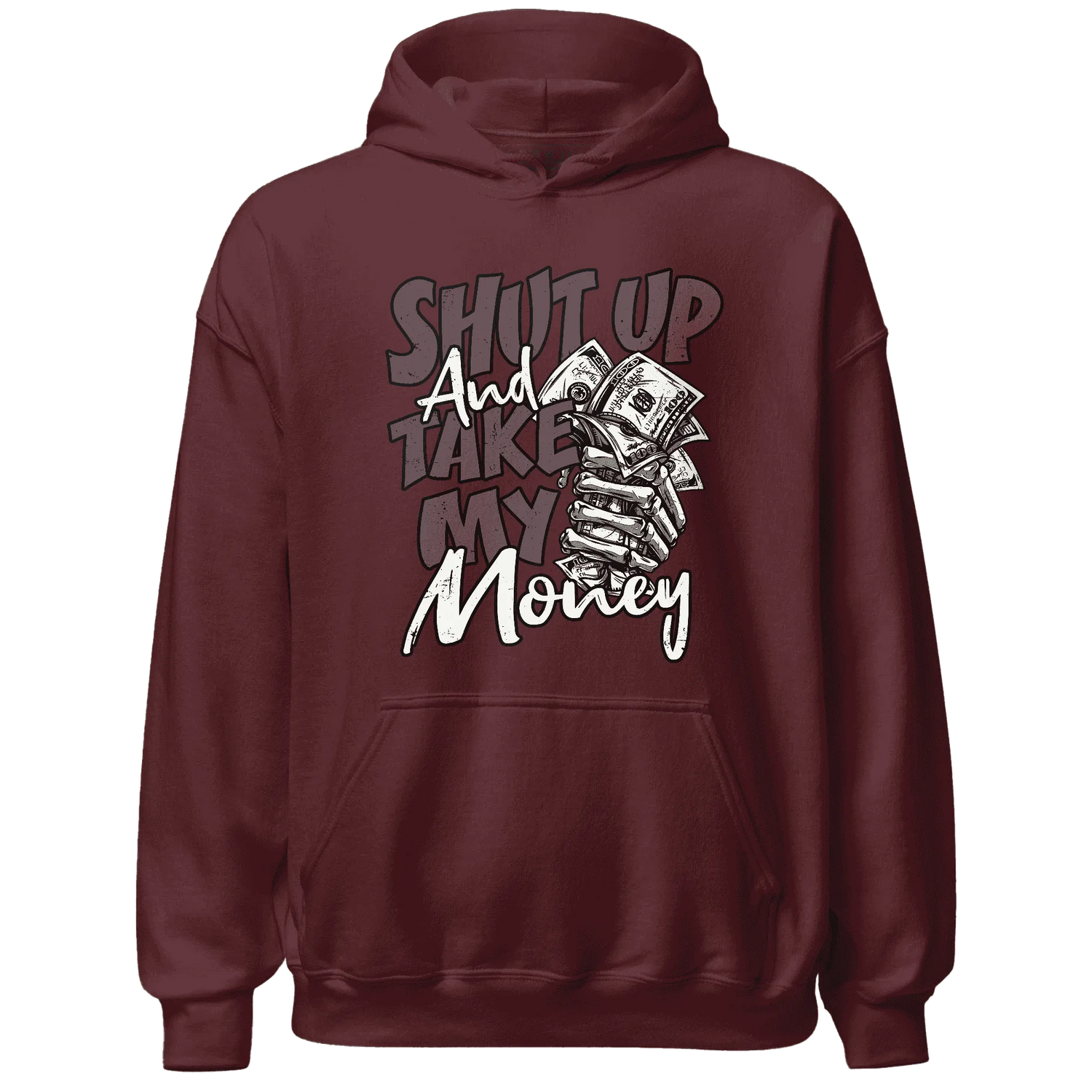 Burgundy-Crush-3s-Hoodie-Match-Shut-Up