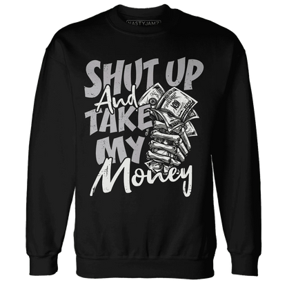 Cement-Grey-3s-Sweatshirt-Match-Shut-Up