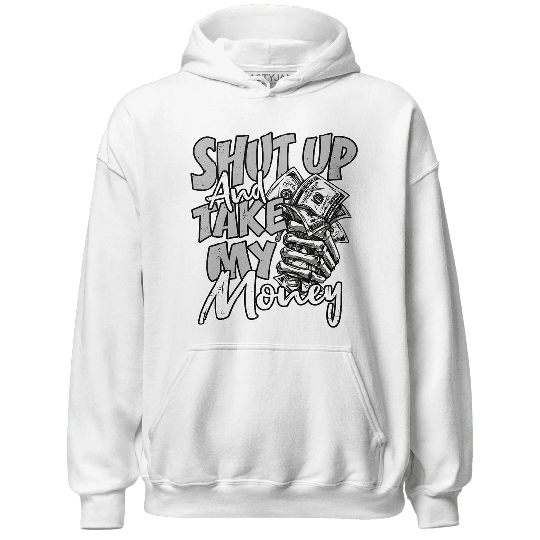 Cement-Grey-3s-Hoodie-Match-Shut-Up
