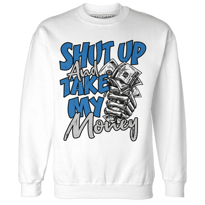 Industrial-Blue-4s-Sweatshirt-Match-Shut-Up