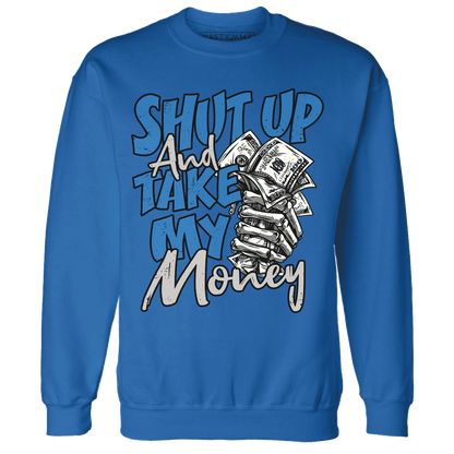 Industrial-Blue-4s-Sweatshirt-Match-Shut-Up