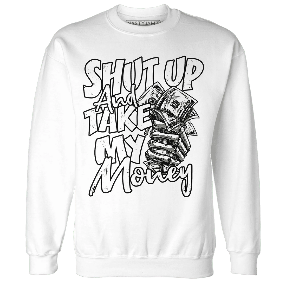 White-Thunder-4s-Sweatshirt-Match-Shut-Up