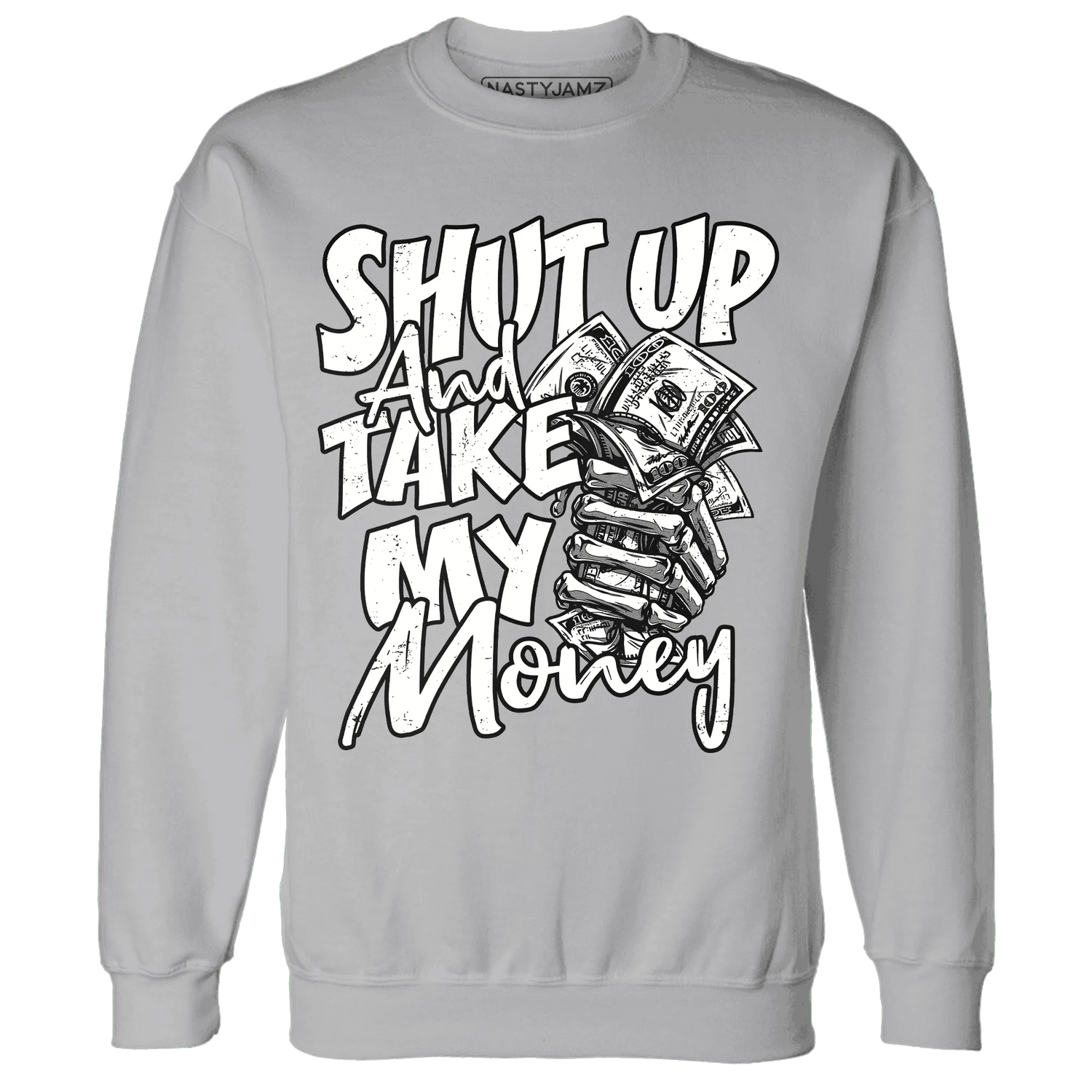 White-Thunder-4s-Sweatshirt-Match-Shut-Up