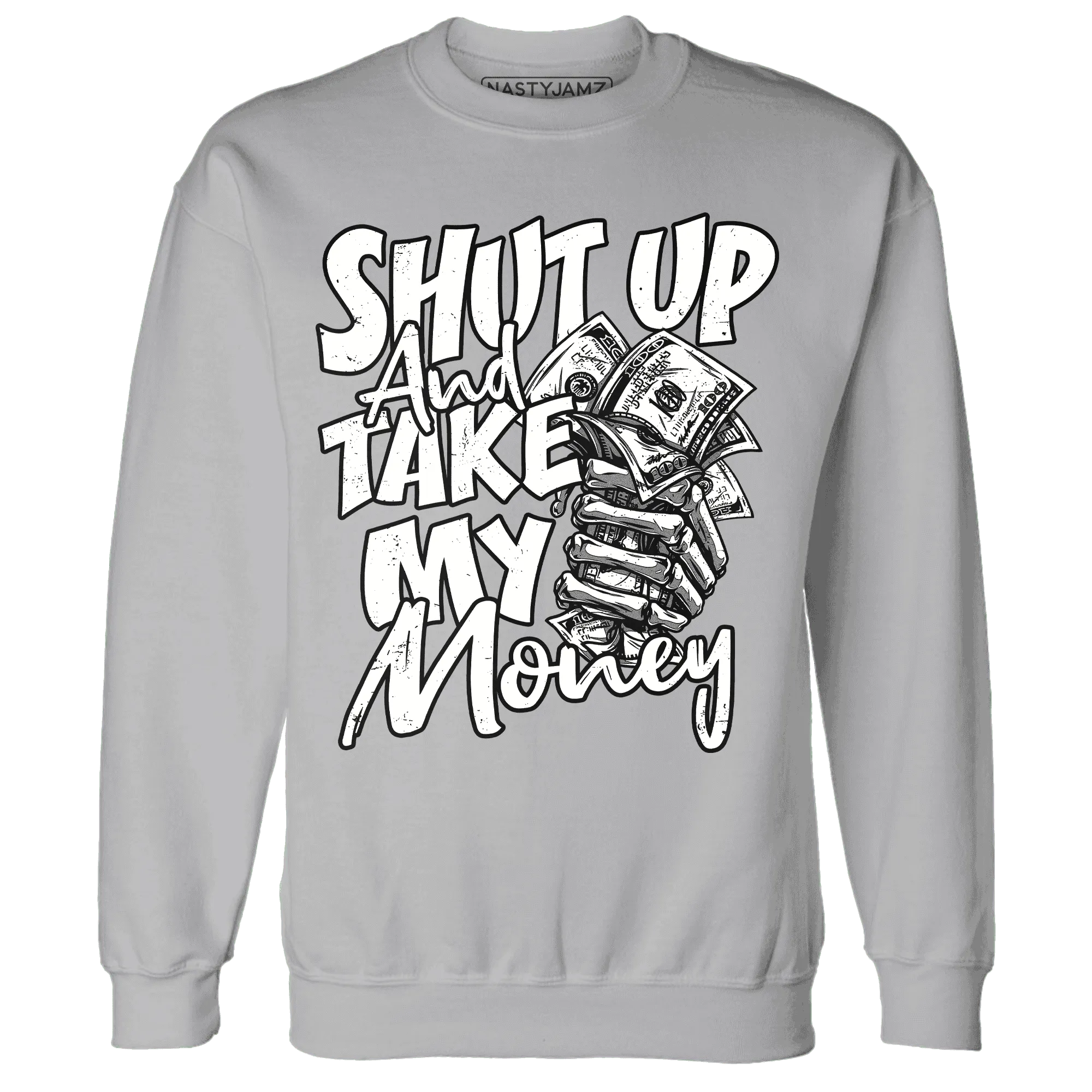 White-Thunder-4s-Sweatshirt-Match-Shut-Up