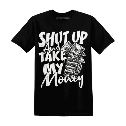 White-Thunder-4s-T-Shirt-Match-Shut-Up