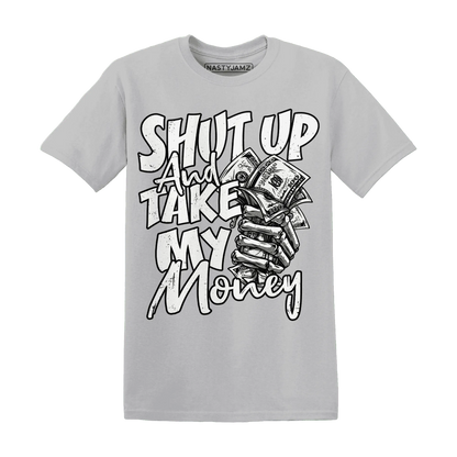 White-Thunder-4s-T-Shirt-Match-Shut-Up