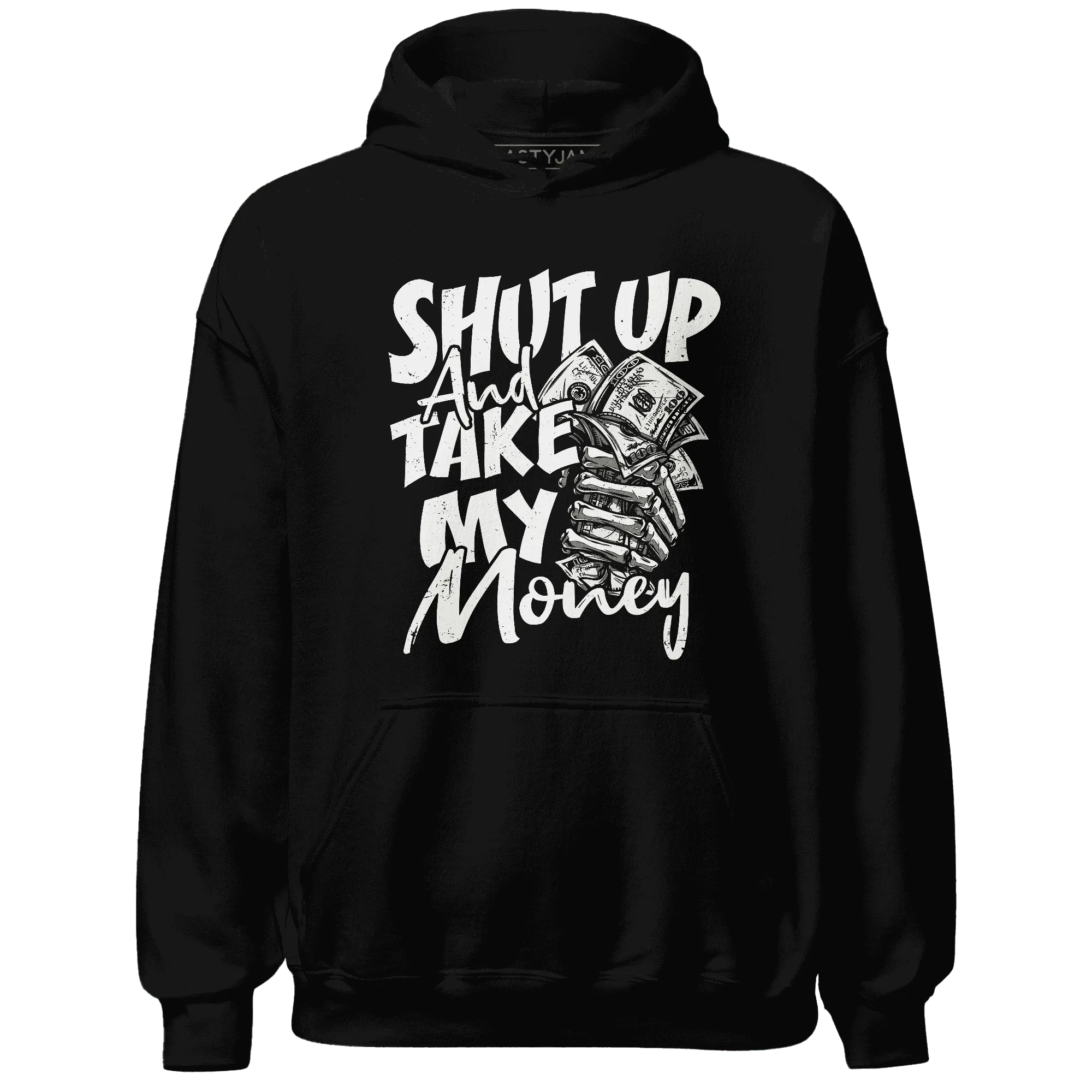 White-Thunder-4s-Hoodie-Match-Shut-Up